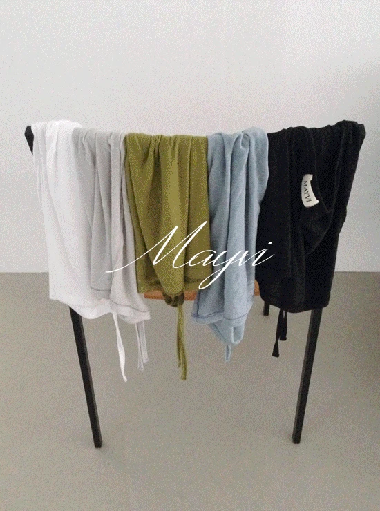 [당일발송🔥/스프링🌸/Mayvi/레이어드] Veil 촉촉 홀터넥 나시 (5 color)