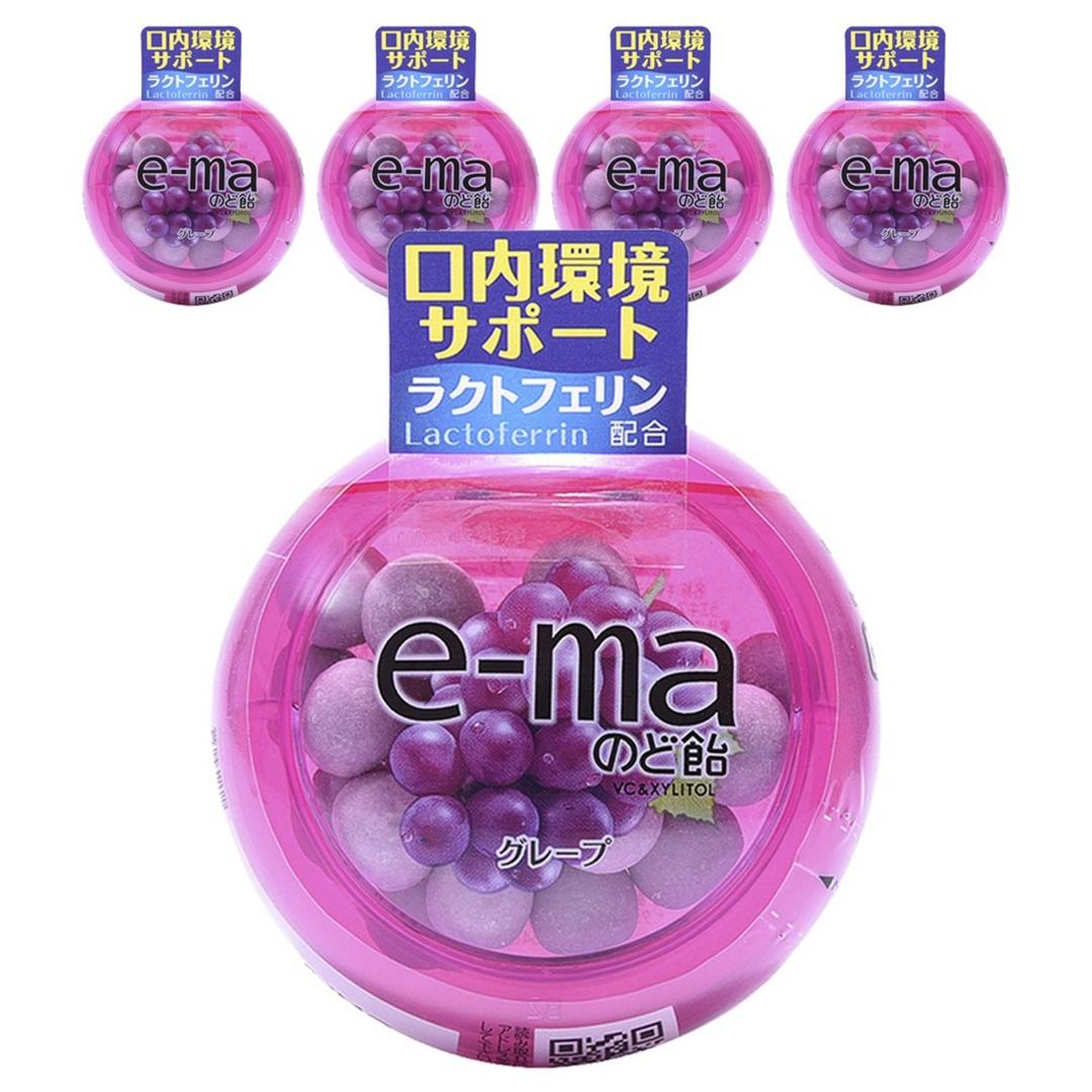유하미카쿠토 E-MA 목캔디 포도맛, 33g, 5개 - 사탕 | 쿠팡