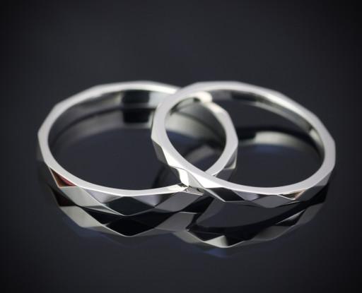 925 Silver 마름모 각반지