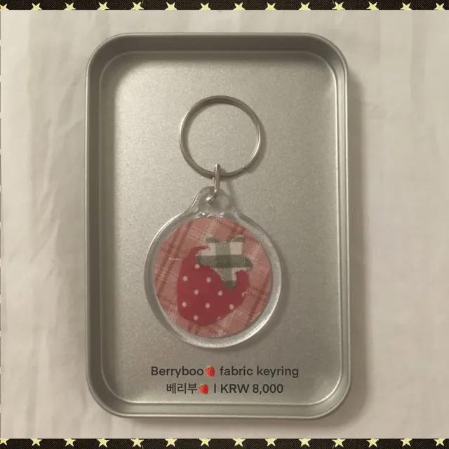 [코노나츠 자체제작] Berryboo🍓 fabric keyholder