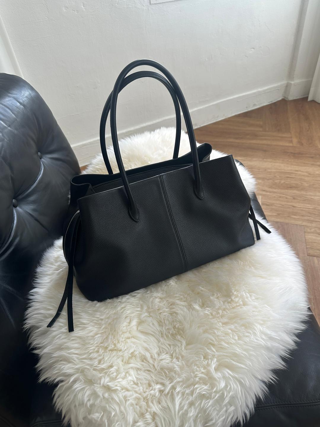 Nest leather tote bag-2color