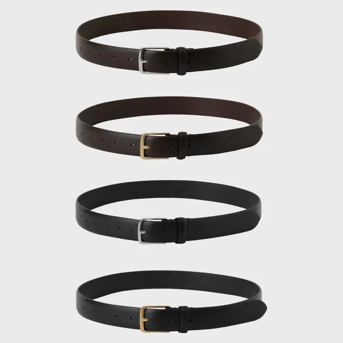 30MM CLASSIC ITALIAN LEATHER BELT - 4COLORS