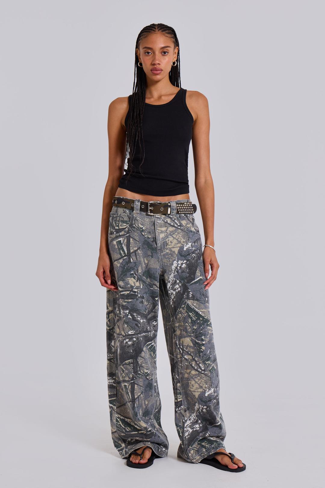 Forest Camo Colossus Jeans - W26 / Multi