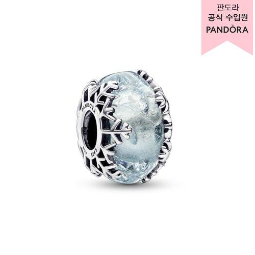 윈터 블루 스노우플레이크 뮤라노 참_792377C00