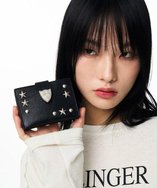 일리고(ILLIGO)  웨스턴 아코디언 카드 지갑 블랙 - 사이즈 & 후기 | 무신사