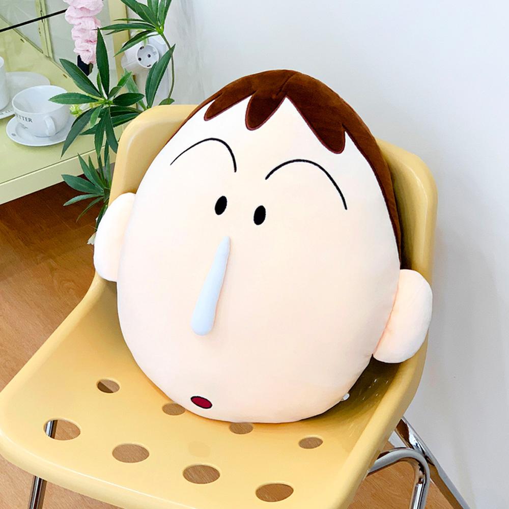 [선물하기 단독] "귀여운 친구선물" 짱구 말랑말랑 모찌얼굴쿠션-맹구 인형쿠션