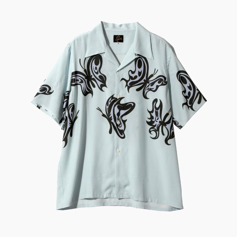 Needles x Kae Tanaka S/S One-Up Shirt - KT Papillon "A-Lt.Blue A\"