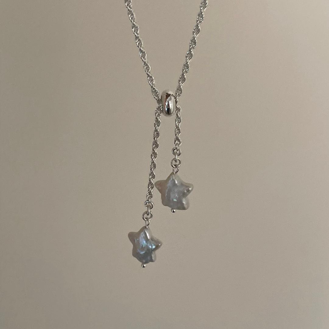 하이메 double charm star pearl bracelet