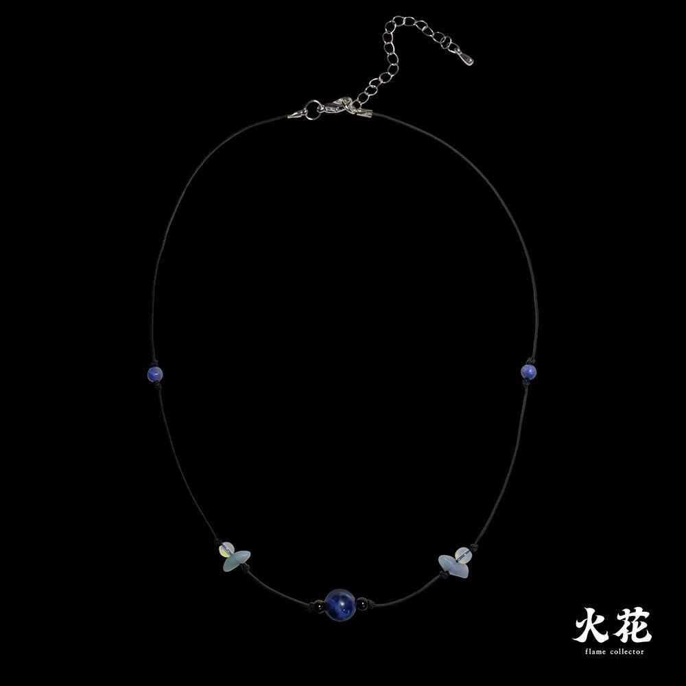 라피스라줄리 줄목걸이