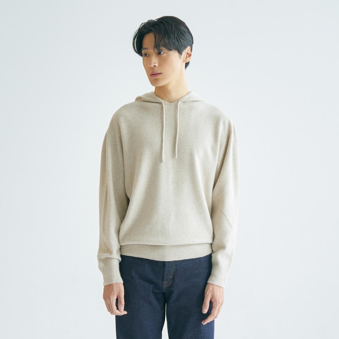 GEELONG HOOD KNIT OATMEAL