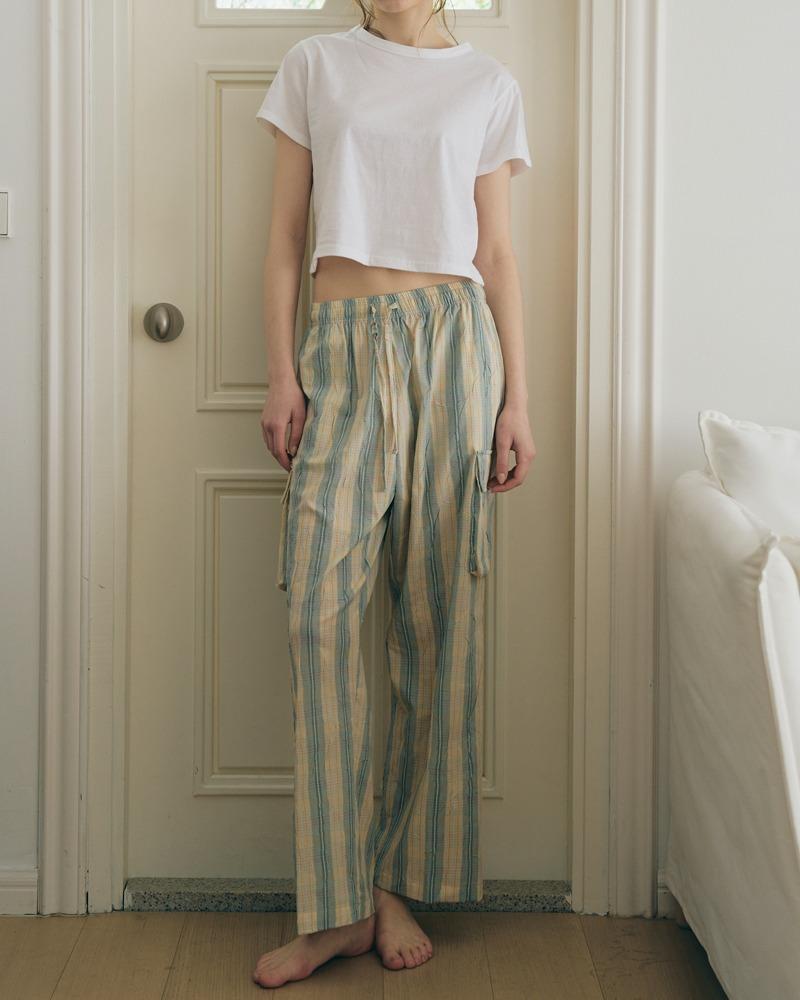 ★3차 리오더★ EASY HIPPIE CARGO PANTS 이지 히피 카고팬츠 (Ivory)