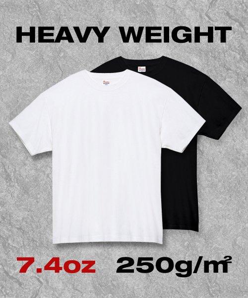 [2PACK] 7.4oz 헤비 웨이트 라운드 오버핏 무지 반팔티 화이트/블랙