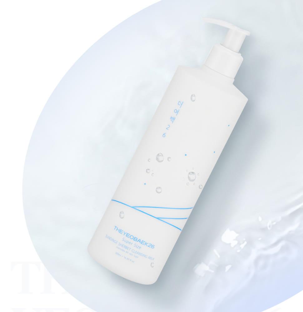 더여백26 대용량  순딩이 샤벳 클렌징밀크 500ml