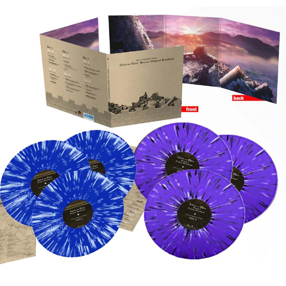 진격의 거인 LP 한정반 번들팩 애니메이션 Attack on Titan Season 1 & 2