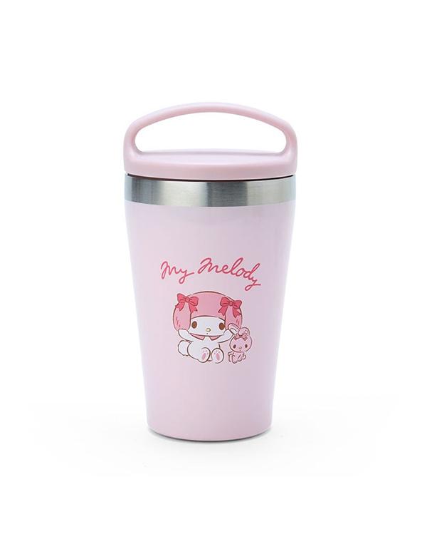 산리오 손잡이 달린 스테인리스 스틸 텀블러 마이멜로디