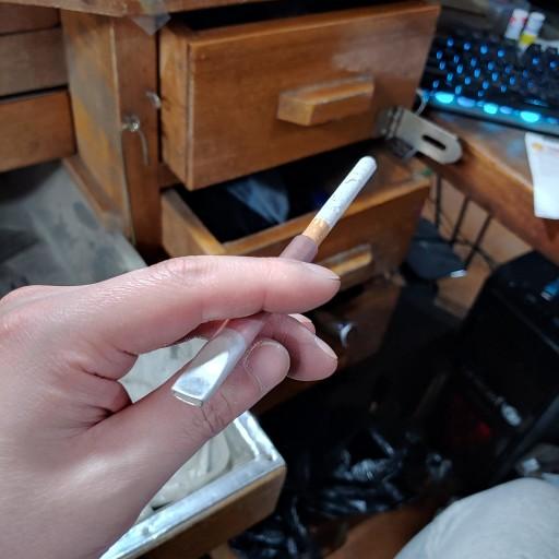 은92.5%+황동,적동 담배파이프L