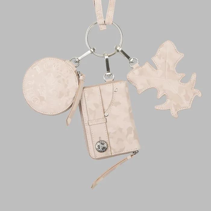 SYMBOL TRIPLE WRISTLET WALLET PINK