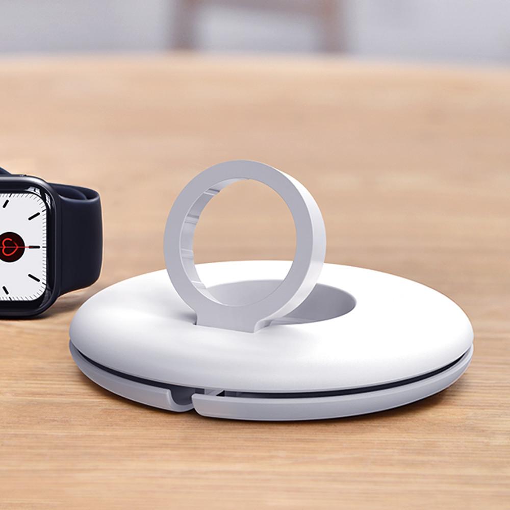 베이스어스 애플워치 충전기용 케이블 와인더/충전독/케이블정리/스탠드