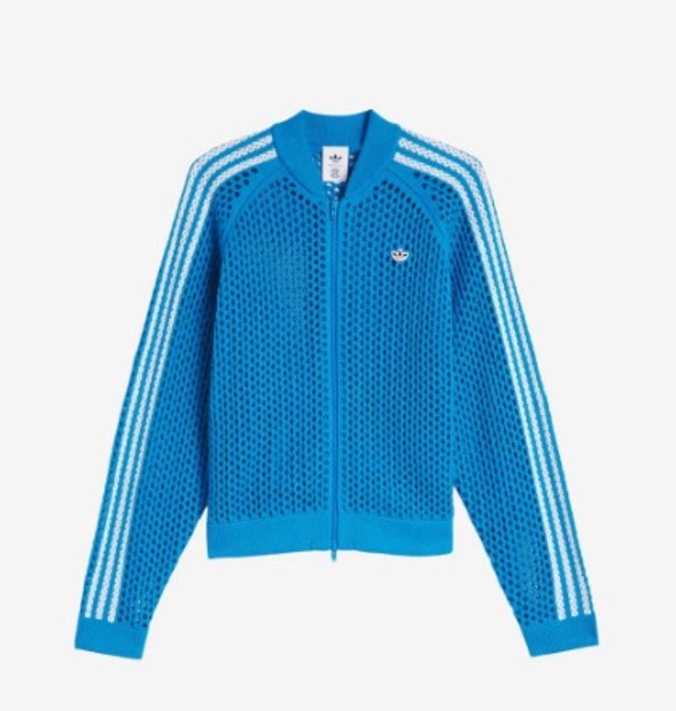 [아디다스 자켓] 아디다스 x 클랏 크로셰 트랙 탑 브라이트 블루 - KR 사이즈 JF4268 / 사이즈 S,M,L,XL,XXL
