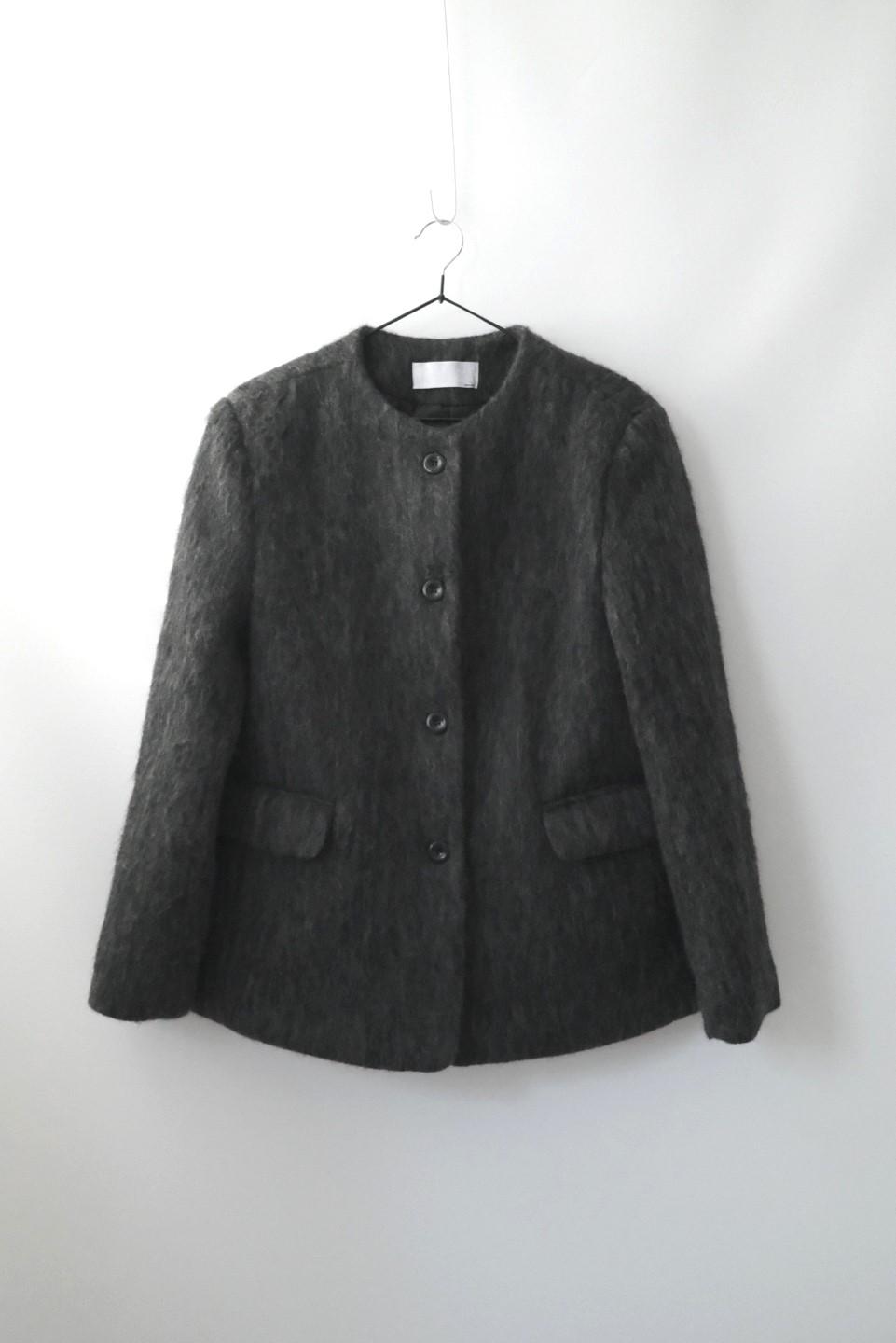 차콜 모헤어 자켓
