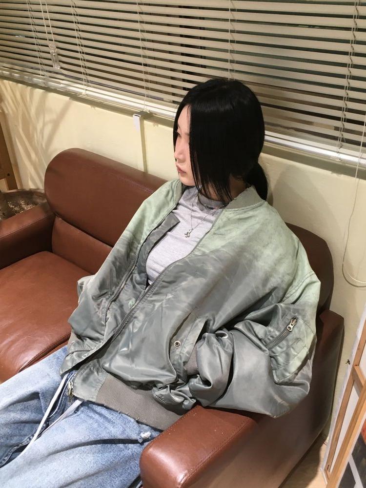 [ 폭주 사장언니 소장템 + 브랜드퀄리티 항공 / 버건디 카키 블랙 3color ] gradation air JP