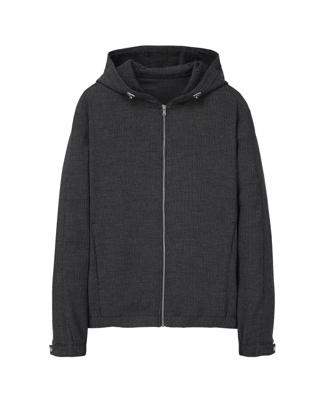 [미드세일][Urban Pleats] 다크그레이 크링클 후드 집업