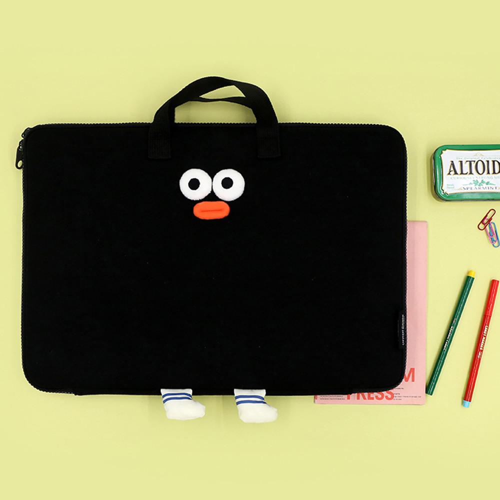 노트북파우치 가방 맥북 그램 13인치 폼폼와이드