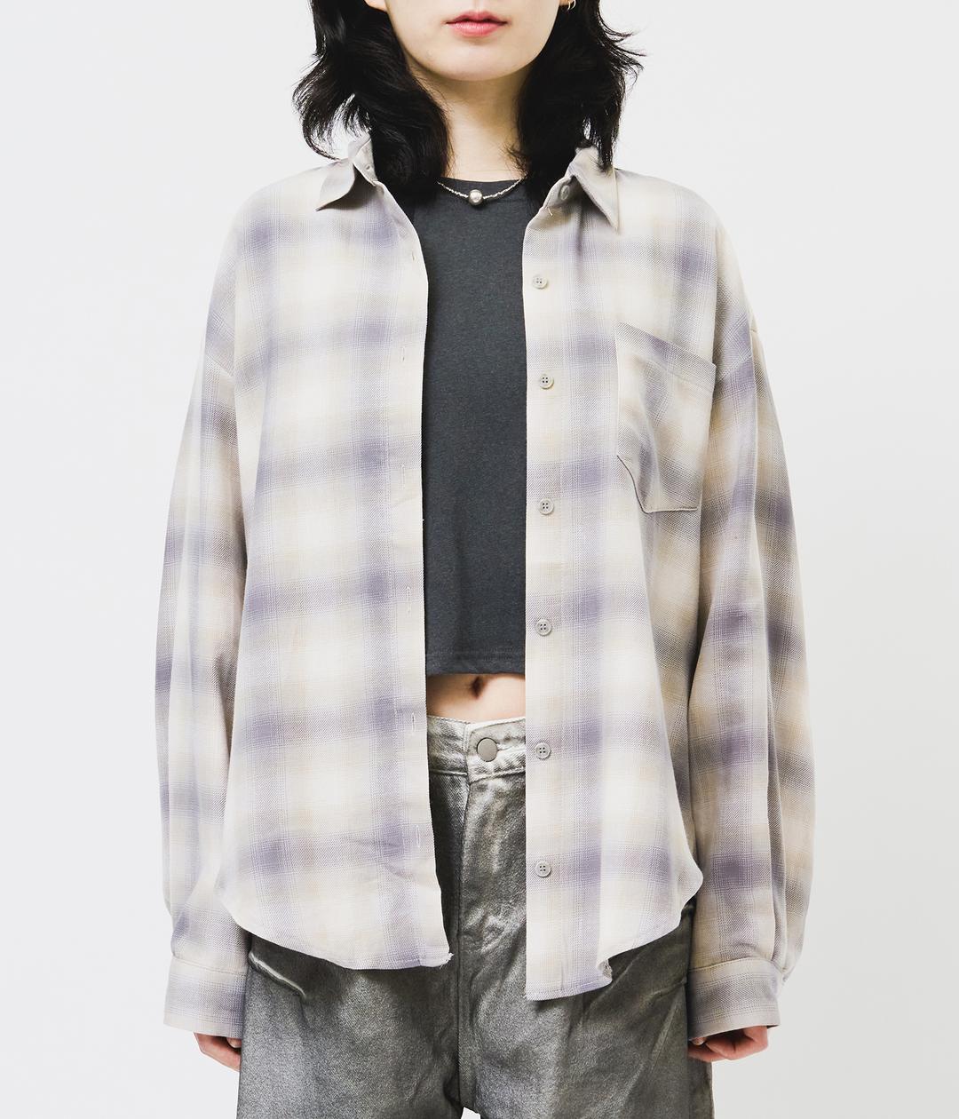 (W) Dona Checked Shirt (3color)