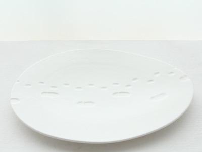 snow waltz plate - oval M