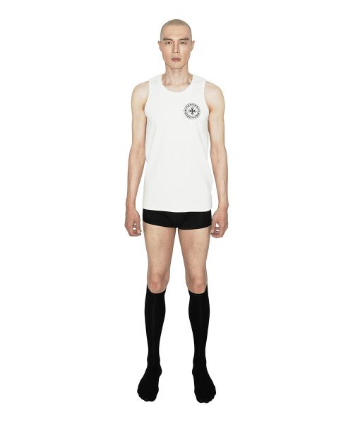 Unisex Circle Logo Sleeveless (OFF WHITE)