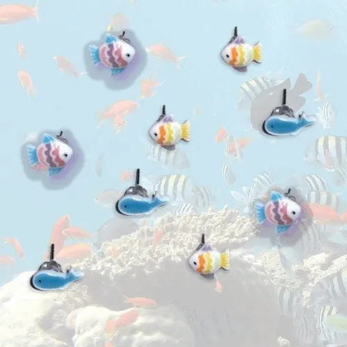 [써지컬] summer pottery fish earrings