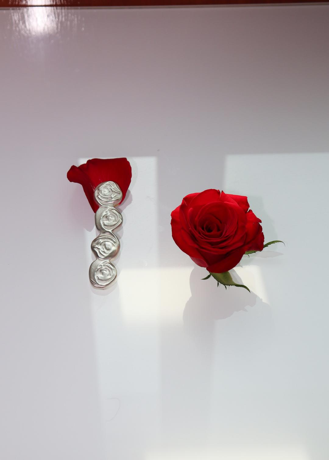 rose holder(sliver)