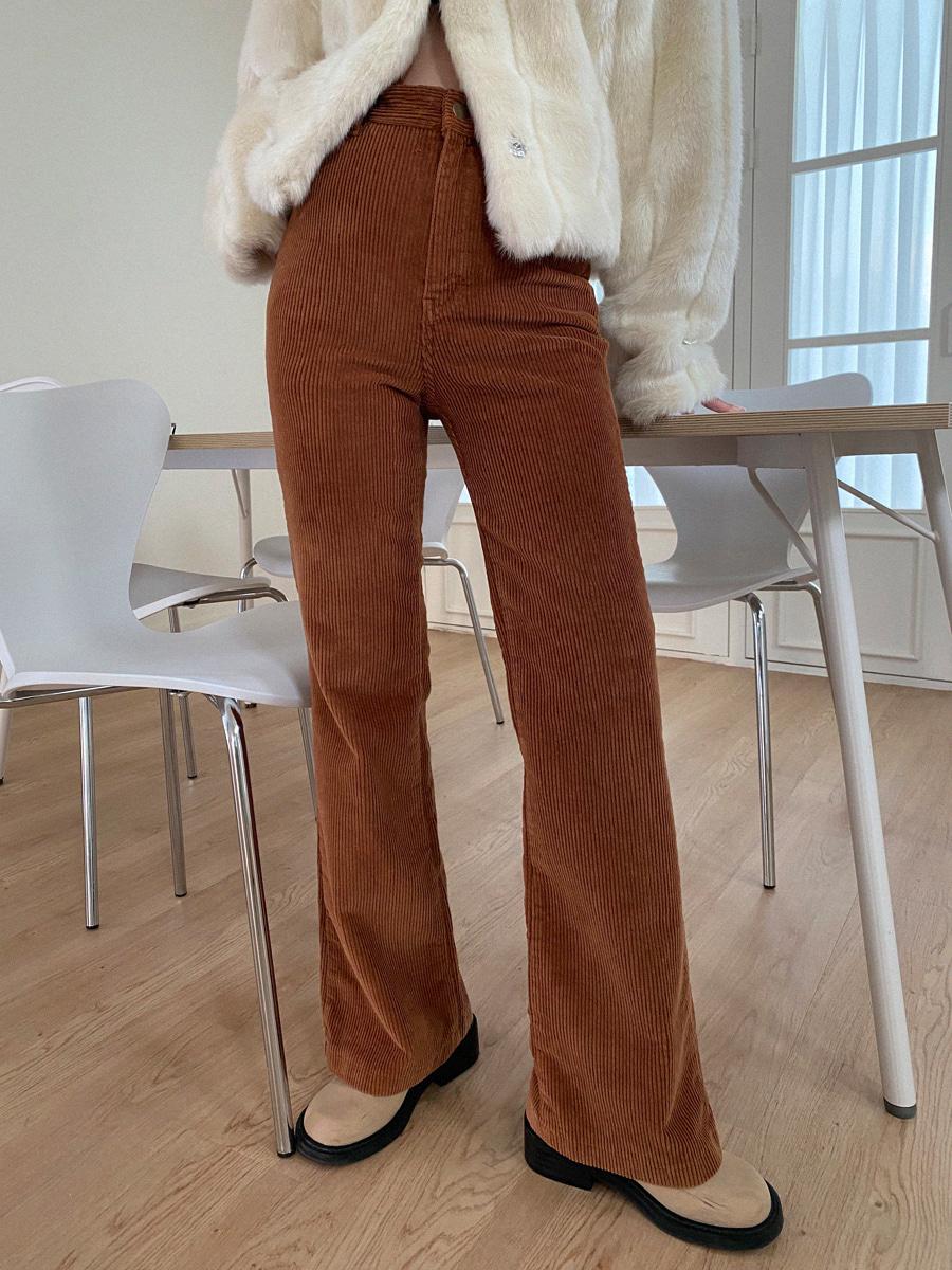 High Waist Corduroy Pants ( Camel  / Brown ) 브라운컬러 추가!!!!