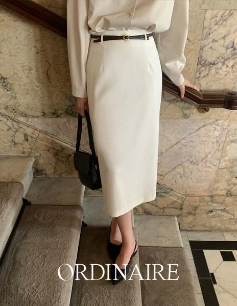 [ordinaire] 누아 롱스커트 (3color/XS-L/단독주문시오늘출발)