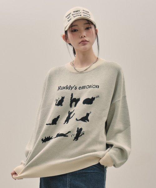 [본챔스X러디칙스] 러디 이모션 니트 B22FT09IV