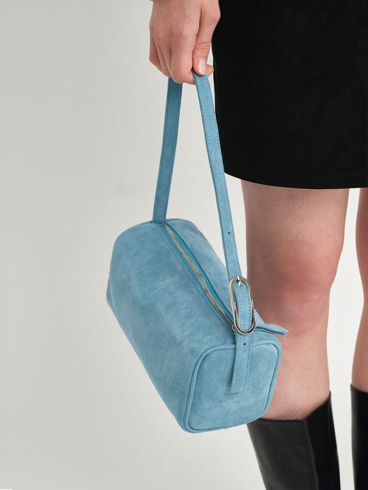 BEAU SUEDE ROLLER BAG (BLUE JEAN)