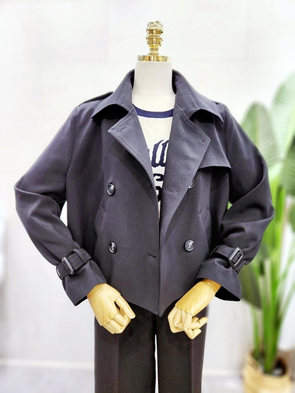 에잇컨셉 BC무배 메이숏BBY 숏바바리 코트 (2컬러) (C23I1FCT002)