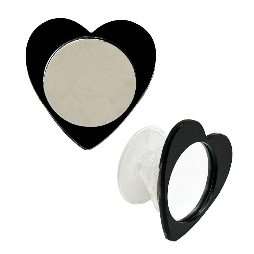 [Mirror Tok] Black heart mirror tok