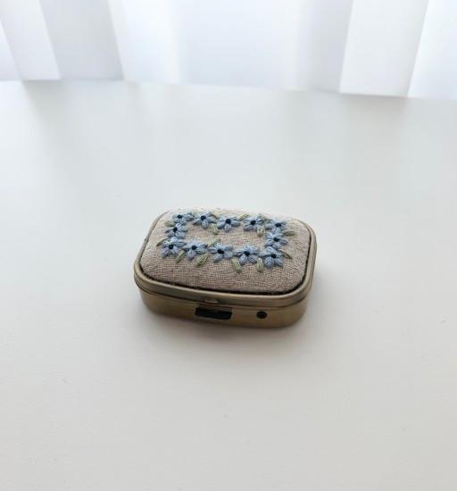 ❤️idus단독❤️블루 플라워 악세사리 케이스