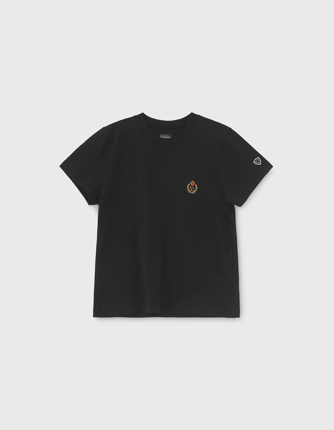 CREST 20S COMPACT YARN T-SHIRT (W) / Black
