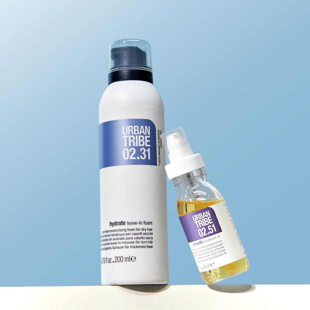 어반트라이브 폼+오일 세트 A [헤어케어 듀오 선물세트] 손상모 200ml + 55ml