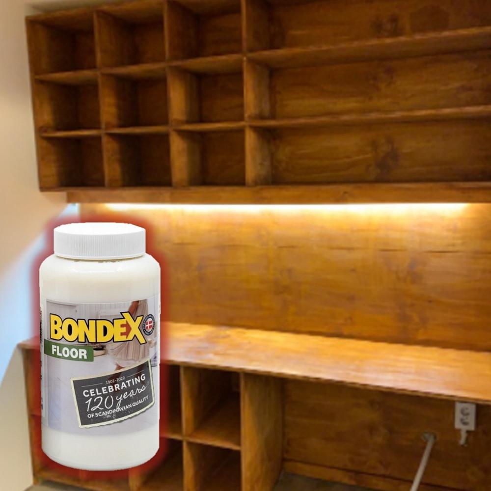 본덱스 원목 수성 바니쉬 무광 250ml  문틀 페인트 식탁 코팅 문지방 목재