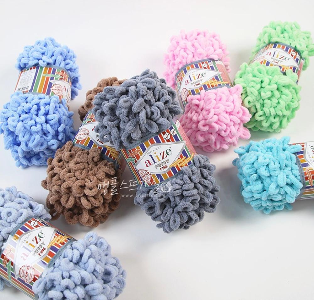 퍼피파인 실 (핑거니팅, 발매트, 망뜨기)