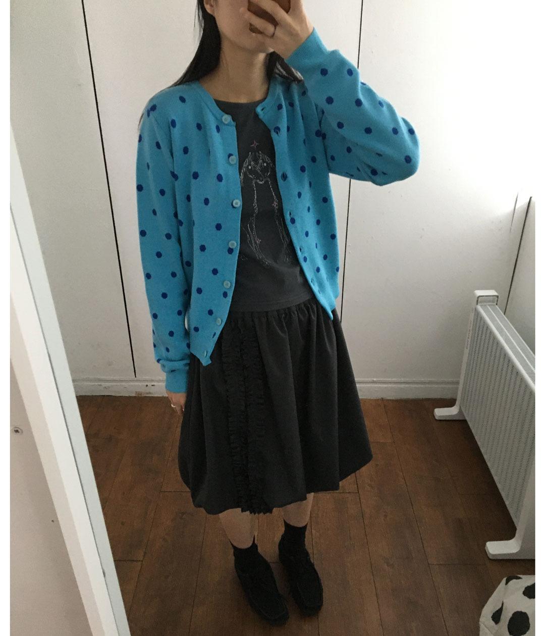 vivid dot cardigan (2c)