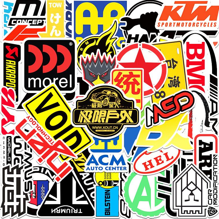 캐리어스티커 노트북스티커 아이패드 리무버블 방수 빈티지 로고 스티커 믹스W