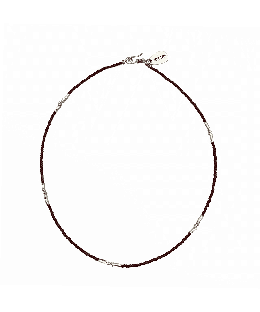 Red Cape Silver Necklace