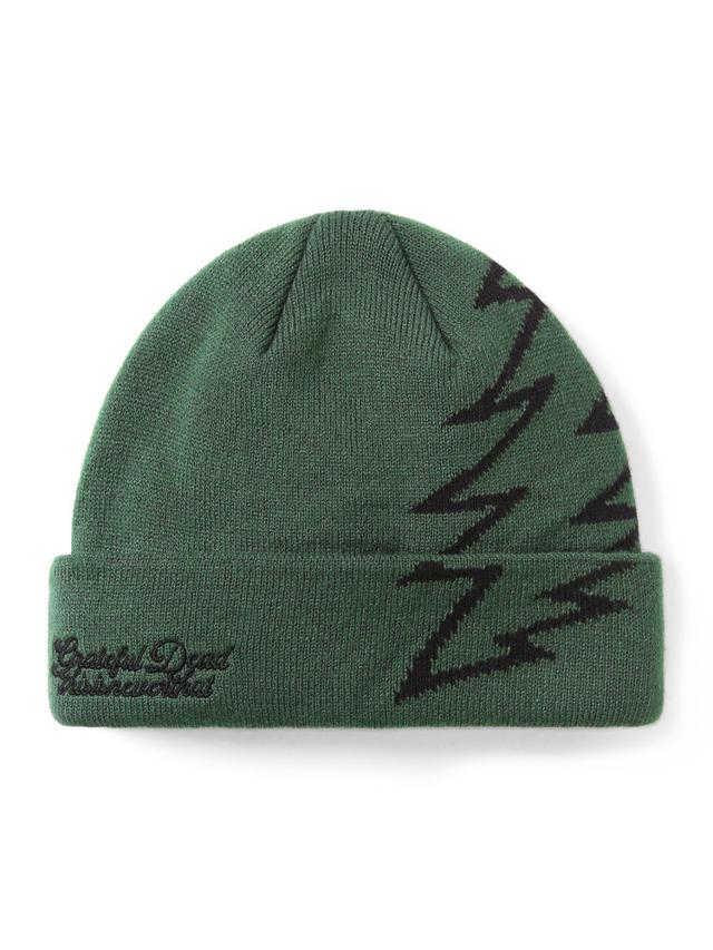 써저리 surgery clover logo double-strap beanie 'black