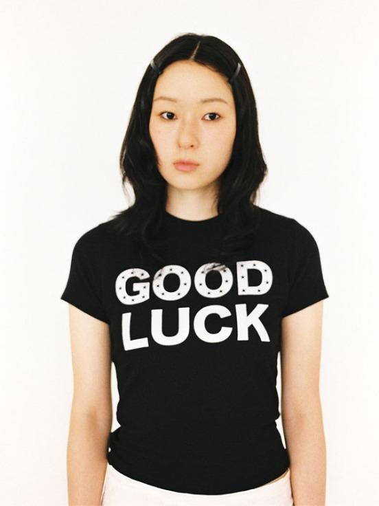 GOOD LUCK TEE / BLACK