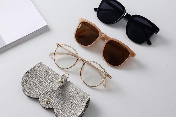 휴대용 안경집 가방걸이 선글라스 케이스