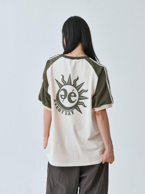 예예(YEYE)  Sun Moon Raglan Crop S/S - Green - 사이즈 & 후기 | 무신사